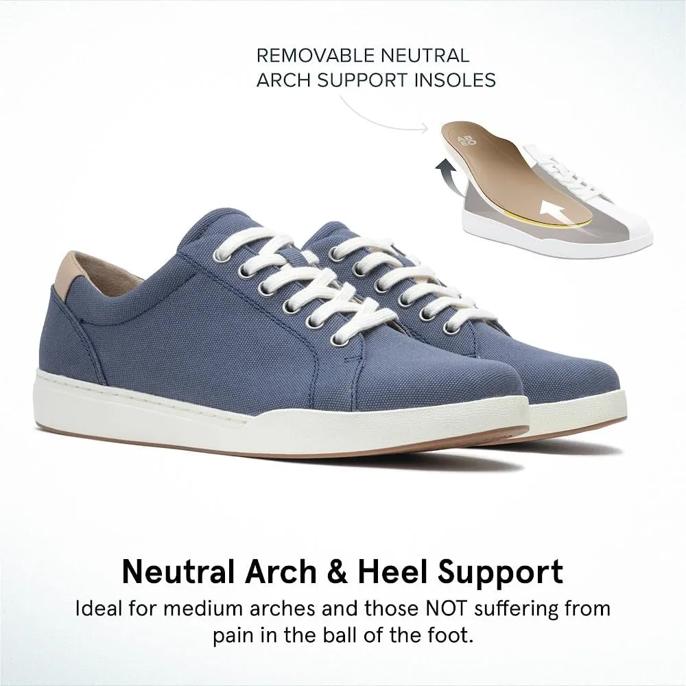 ABEO Addie Women's Fashion Sneakers with Arch Support, Comfortable Fashion Sneakers for Plantar Fasciitis, Foot and Pain Relief with Removable Orthotic Insole - Casual Shoes