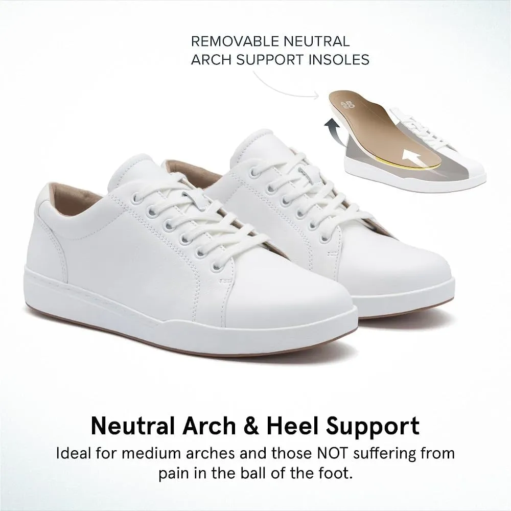 ABEO Addie Women's Fashion Sneakers with Arch Support, Comfortable Fashion Sneakers for Plantar Fasciitis, Foot and Pain Relief with Removable Orthotic Insole - Casual Shoes