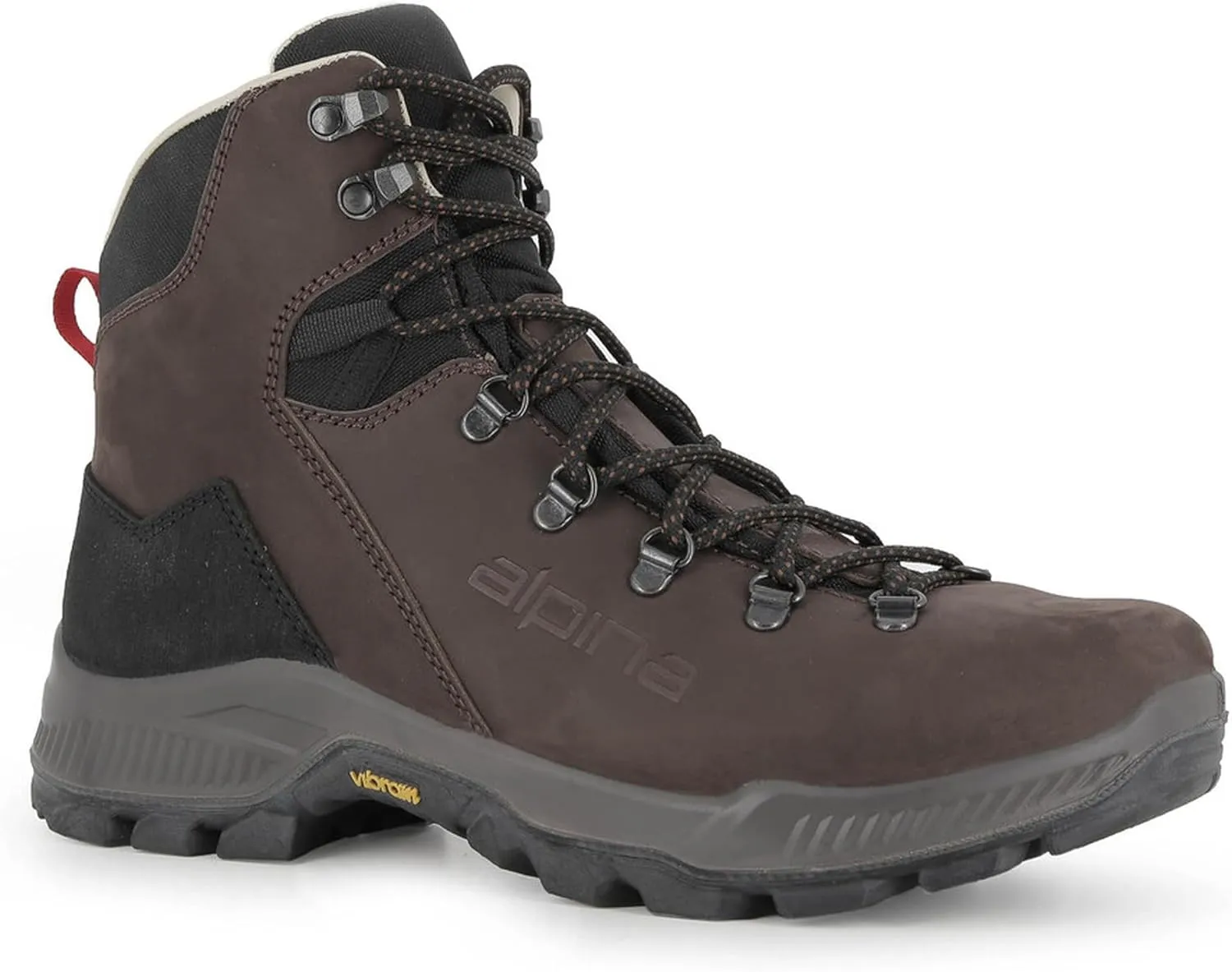 Alpina PRIMA Premium Men's Waterproof Boots | Leather Ankle High | Breathable Membrane | Vibram | All Weather Shoes | Made in Europe