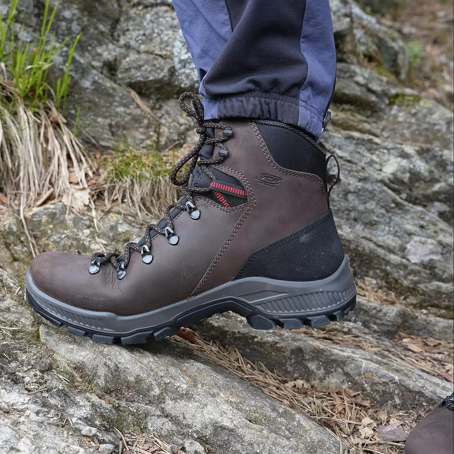 Alpina PRIMA Premium Men's Waterproof Work Boots | Leather Ankle High | Breathable Membrane | Vibram | All Weather Shoes | Made in Europe
