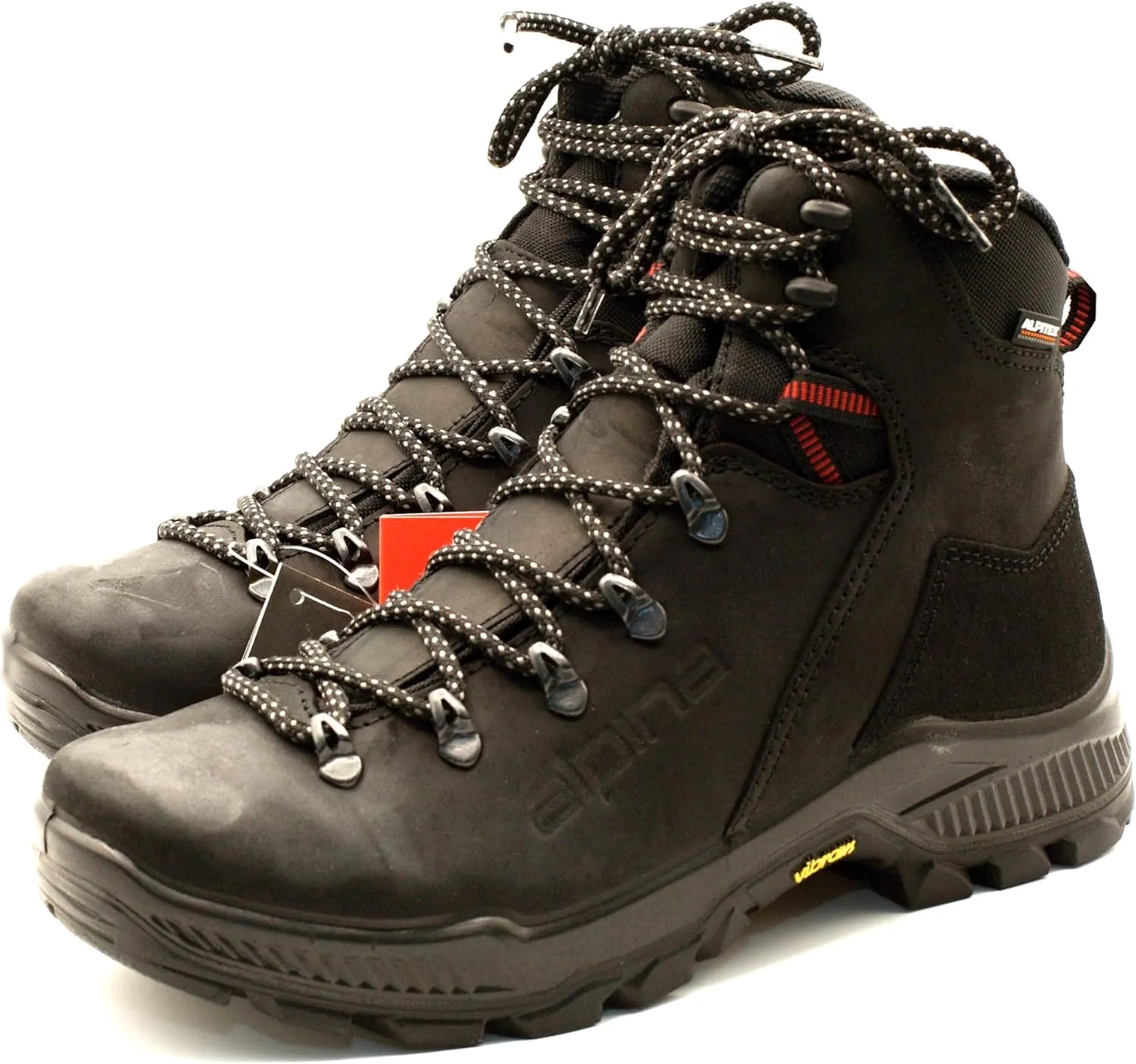 Alpina PRIMA Premium Men's Waterproof Work Boots | Leather Ankle High | Breathable Membrane | Vibram | All Weather Shoes | Made in Europe