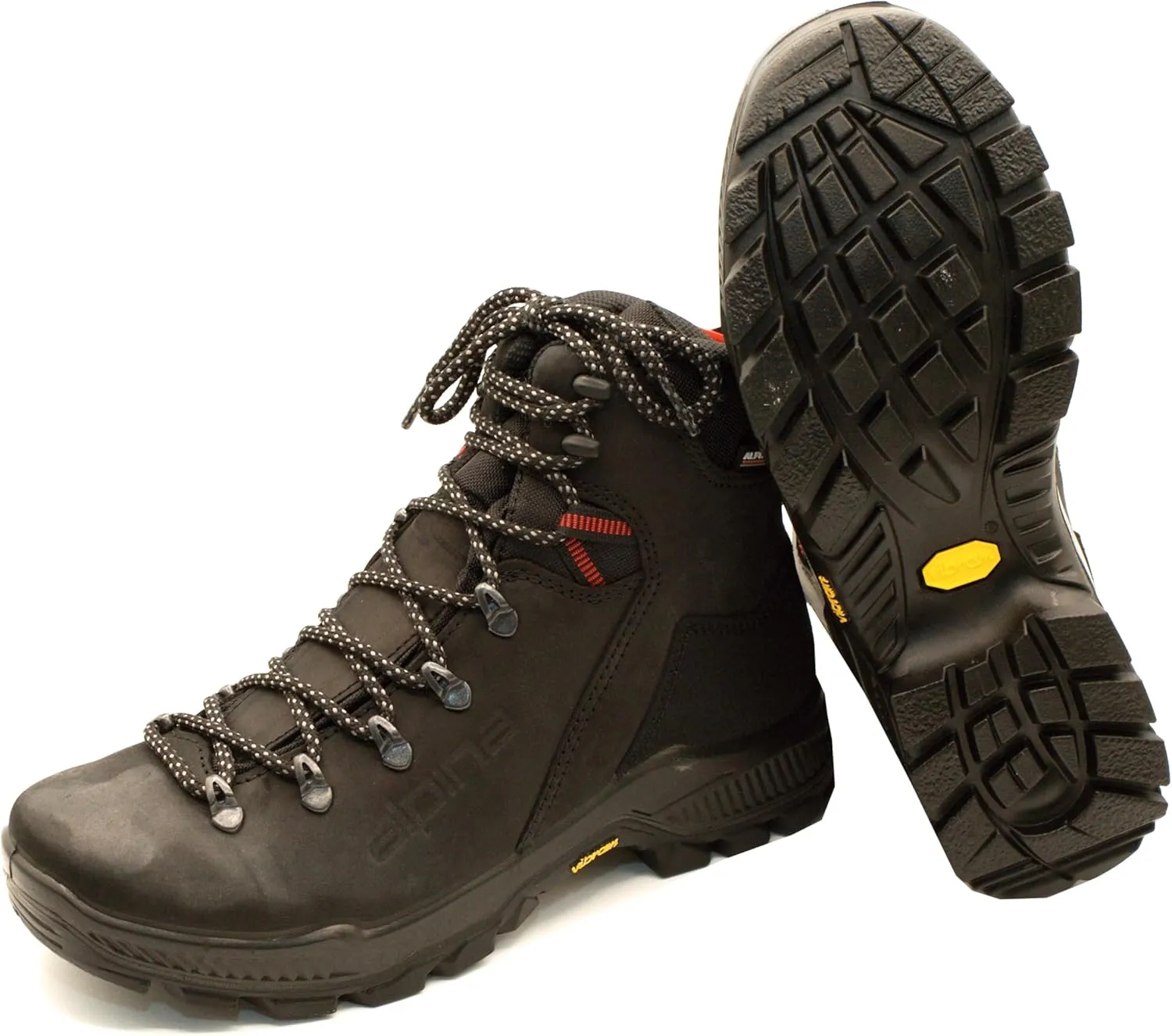 Alpina PRIMA Premium Men's Waterproof Work Boots | Leather Ankle High | Breathable Membrane | Vibram | All Weather Shoes | Made in Europe