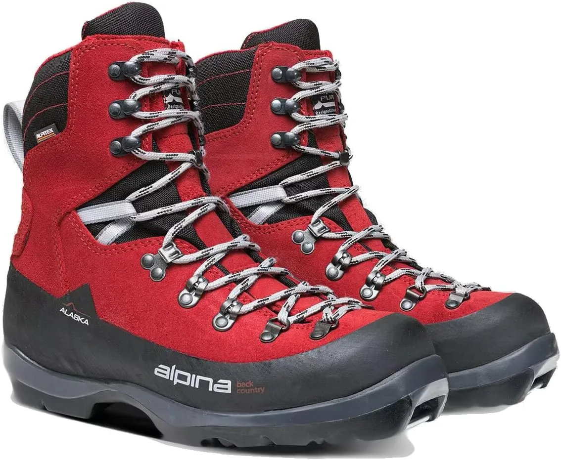 Alpina Sports Alaska Leather Backcountry Cross Country Nordic Ski Boots