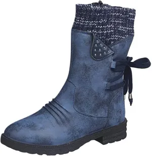 Ankle Booties for Women Low Heel Womens Ankle Boots Pointed Toe Chunky Heels Tassels Side Zipper Booties