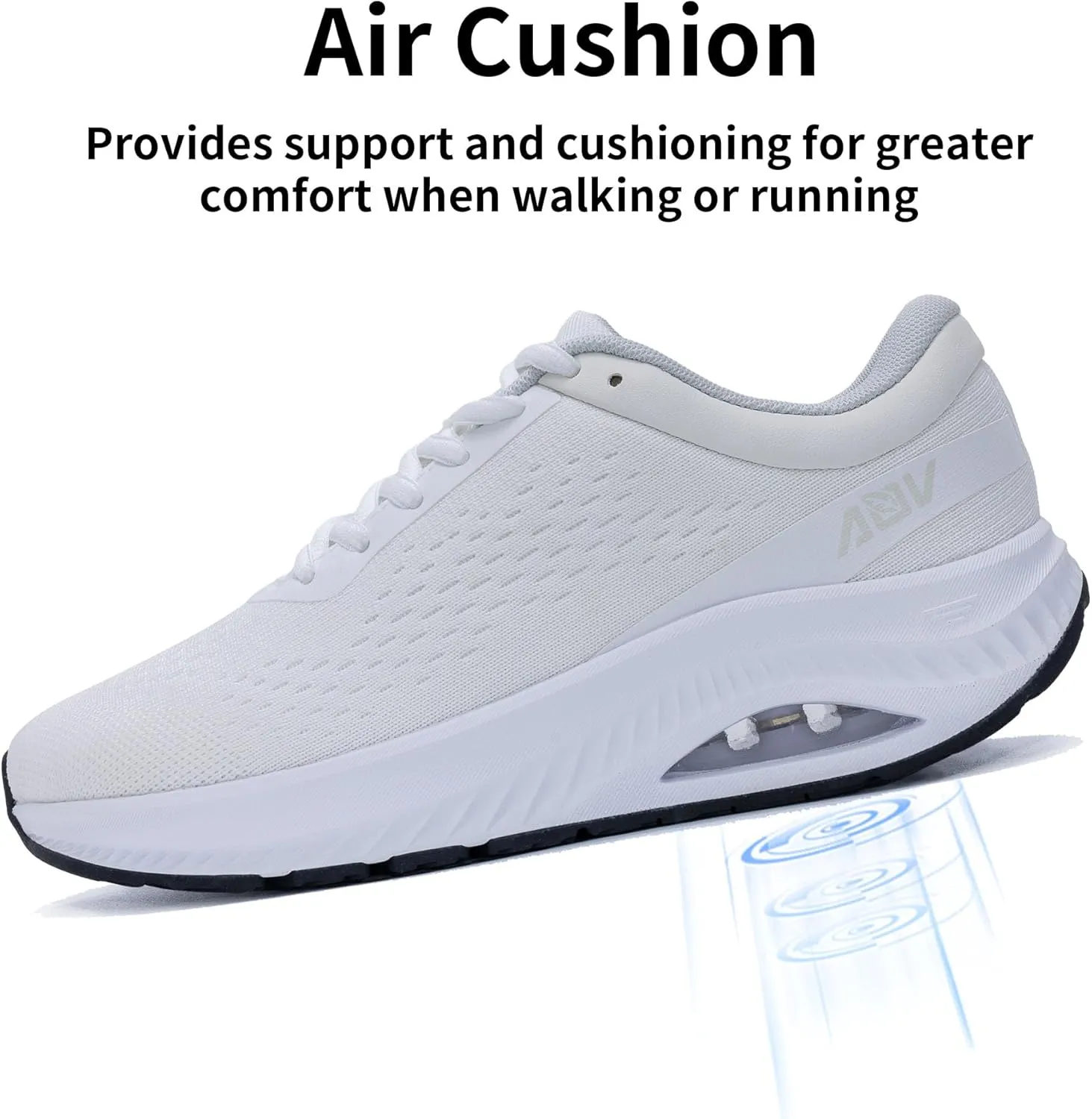 AOV Wide Toe Box Shoes Women Arch Support Walking Shoes Plantar Fasciitis Orthotic Tennis Sneakers