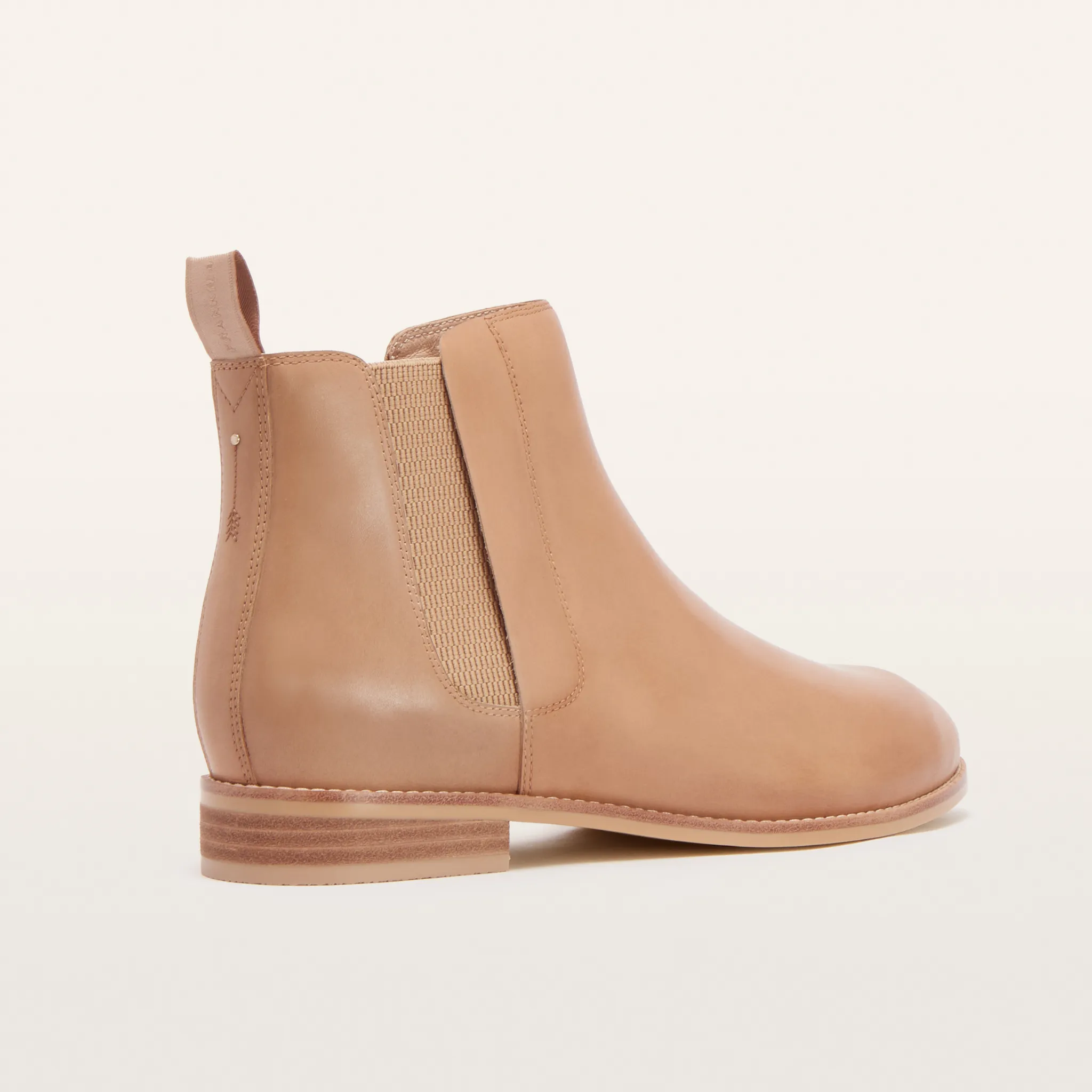 Austen II Camel Leather Ankle Boots