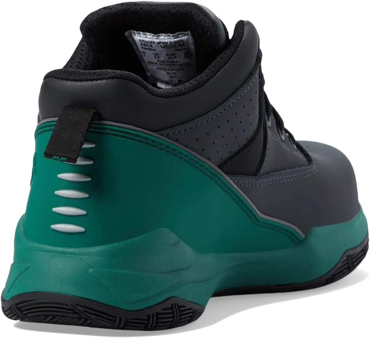 Avenger Work Boots Reaction - Boots for Men - Action Nubuck Upper - Sandwich Mesh Lining - Removable Footbed
