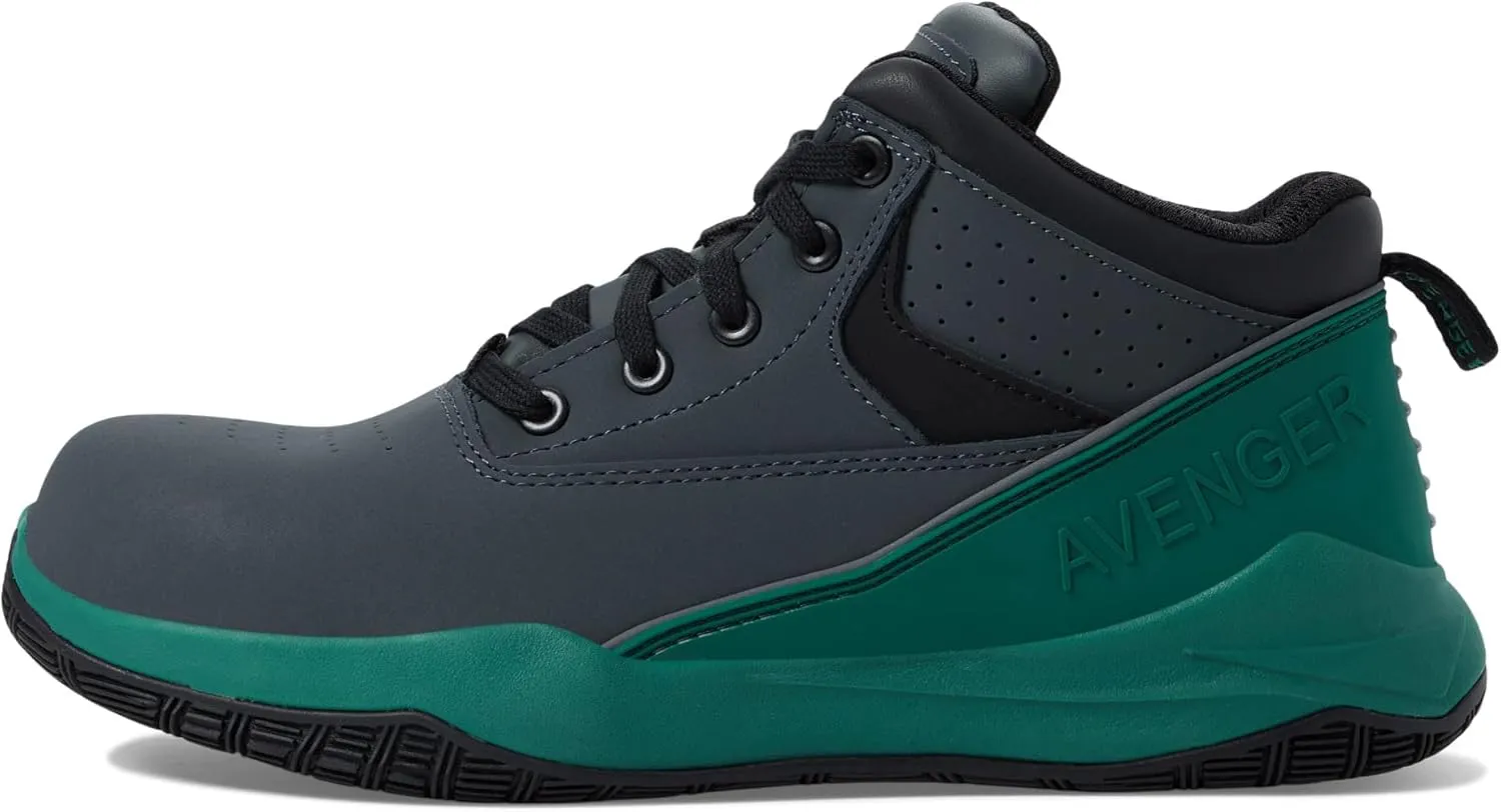Avenger Work Boots Reaction - Boots for Men - Action Nubuck Upper - Sandwich Mesh Lining - Removable Footbed