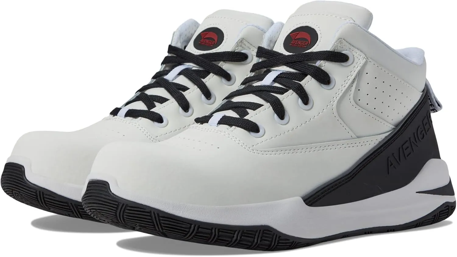 Avenger Work Boots Reaction - Boots for Men - Action Nubuck Upper - Sandwich Mesh Lining - Removable Footbed