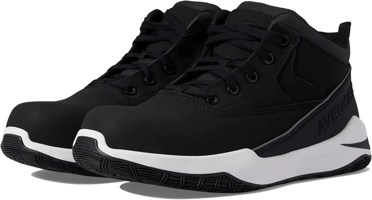 Avenger Work Boots Reaction - Boots for Men - Action Nubuck Upper - Sandwich Mesh Lining - Removable Footbed