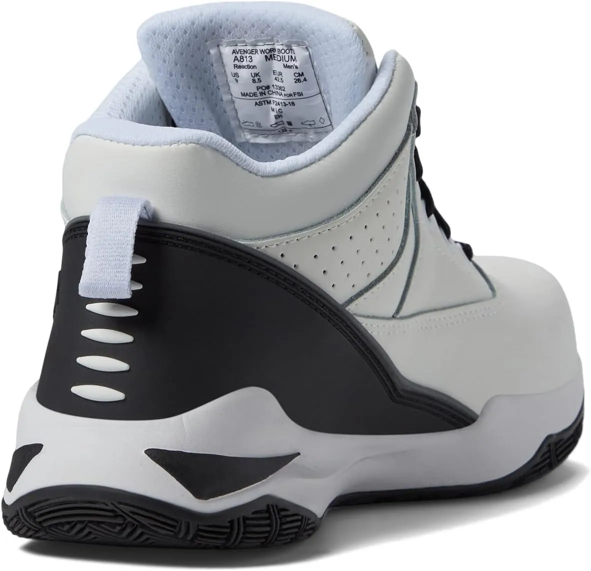 Avenger Work Boots Reaction - Boots for Men - Action Nubuck Upper - Sandwich Mesh Lining - Removable Footbed