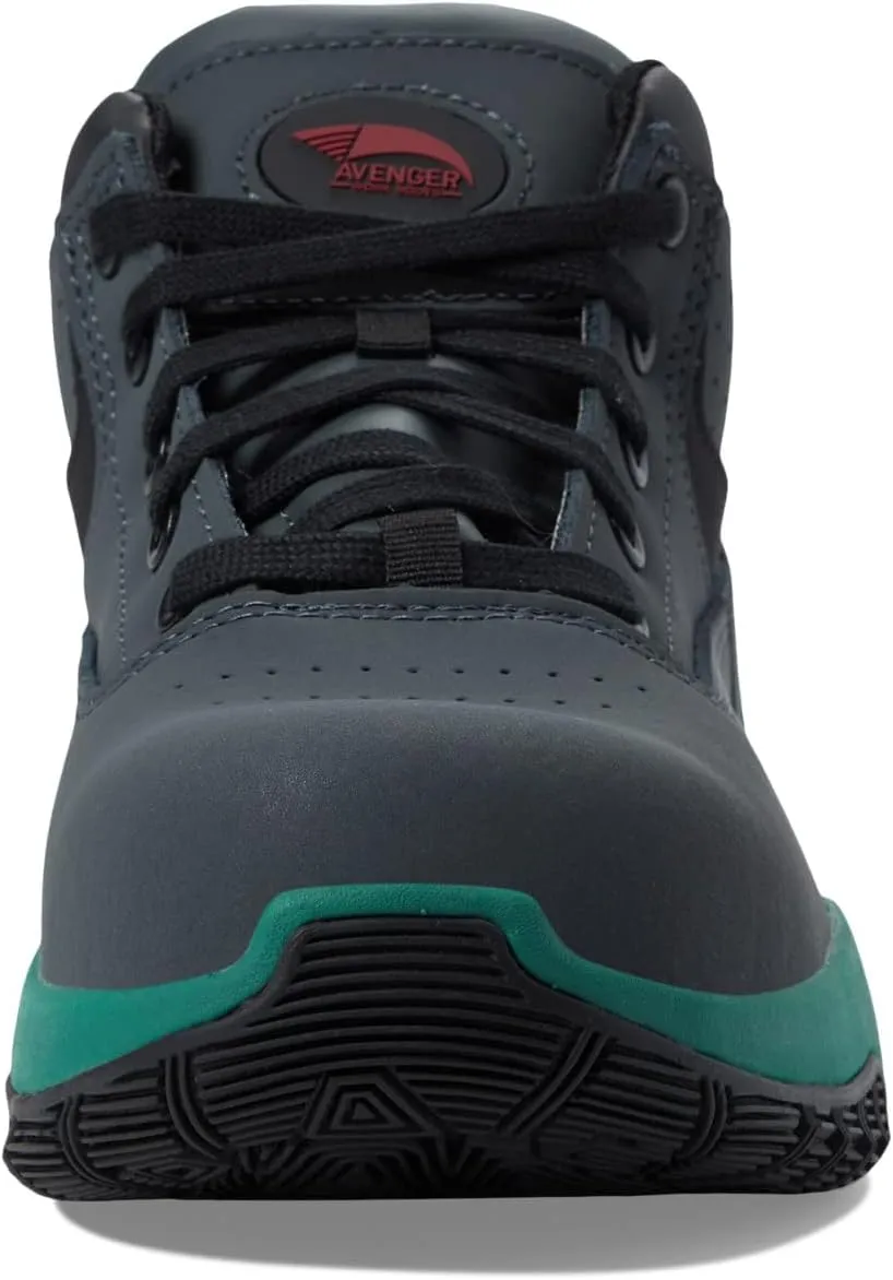 Avenger Work Boots Reaction - Boots for Men - Action Nubuck Upper - Sandwich Mesh Lining - Removable Footbed