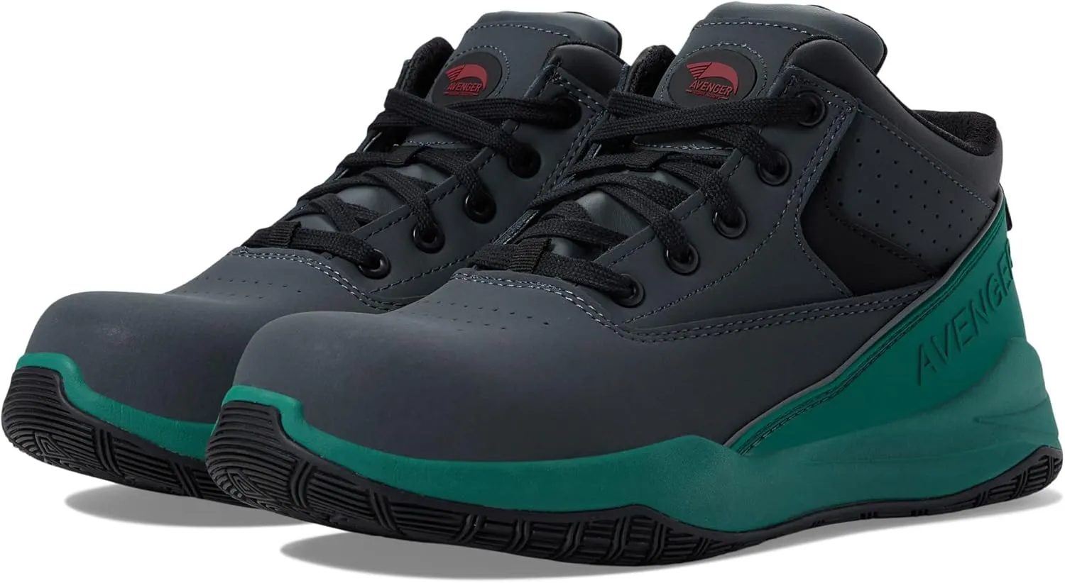 Avenger Work Boots Reaction - Boots for Men - Action Nubuck Upper - Sandwich Mesh Lining - Removable Footbed