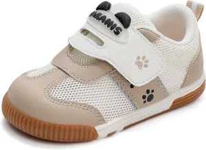 Baby and Toddler Boys & Girls Sneakers Lightweight Breathable Strap Athletic Running Squeak Shoes