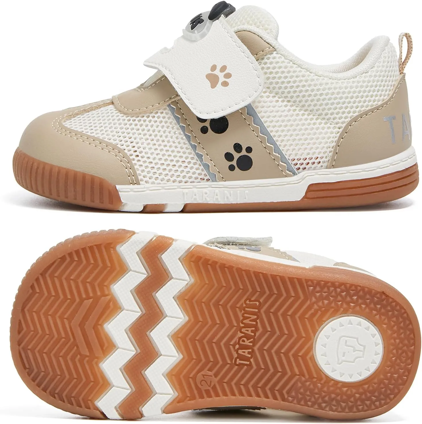 Baby and Toddler Boys & Girls Sneakers Lightweight Breathable Strap Athletic Running Squeak Shoes