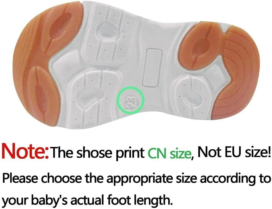 Baby First-Walking Shoes 1-4 Years Kid Shoes Trainers Toddler Infant Boys Girls Soft Sole Non Slip Cotton Canvas Mesh Breathable Slip-on Sneakers (Beige, 9 Months)