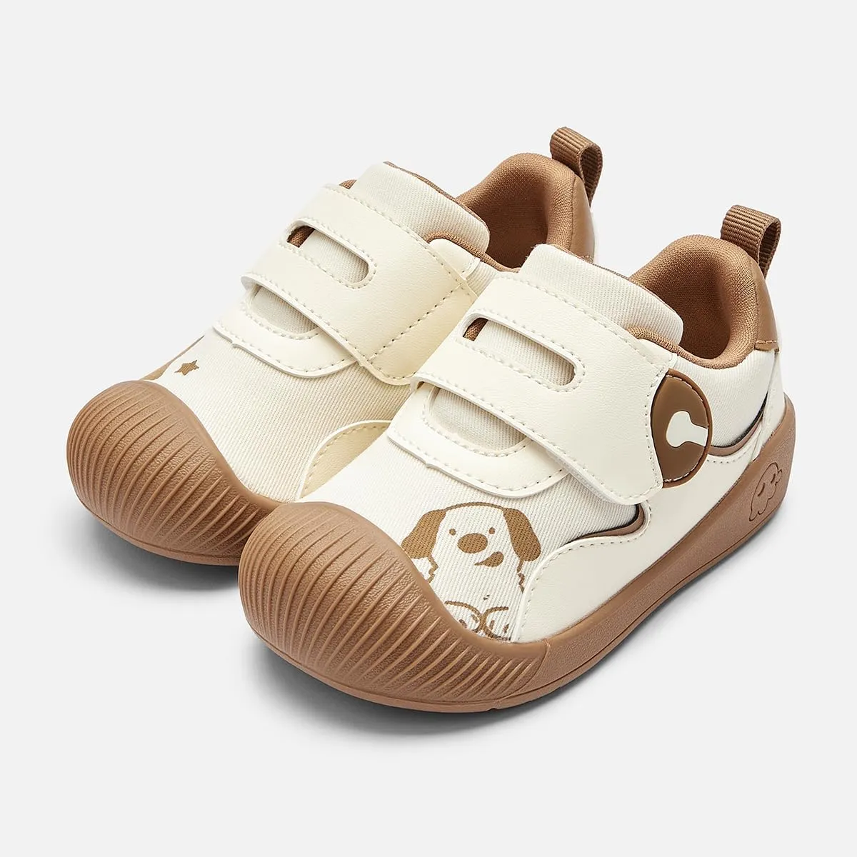 Balabala Toddler Casual Sneakers Unisex Kids Walking Shoes with Hook and Loop, Breathable Cozy and Lightweight
