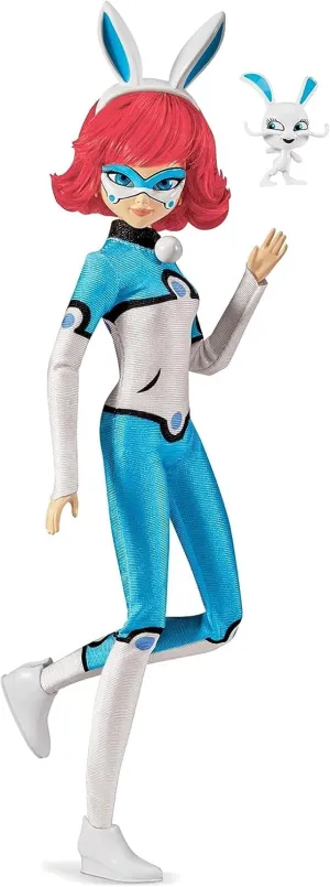 BANDAI Miraculous Ladybug and Cat Noir Toys Bunnyx Fashion Doll | Articulated 26cm Bunnyx Doll with Accessories Kwami | Alix Superhero Bunnyx Figurine Dolls Range