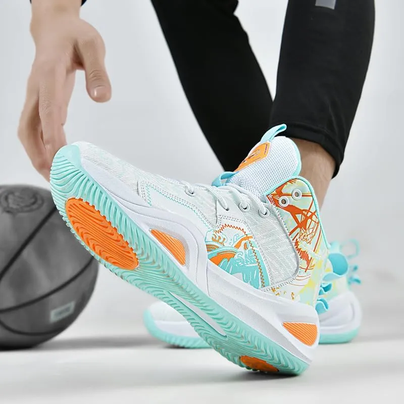 Basketball Shoes for Womens Mens Breathable Fashion Sneakers Comfortable Volleyball Outdoor Non Slip Sport Woman Man Shoe
