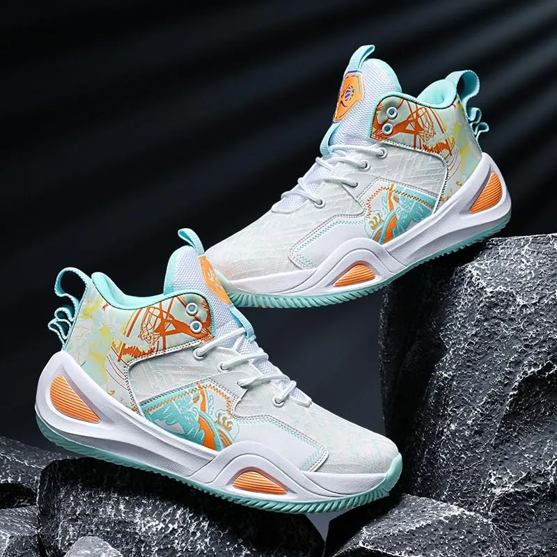 Basketball Shoes for Womens Mens Breathable Fashion Sneakers Comfortable Volleyball Outdoor Non Slip Sport Woman Man Shoe