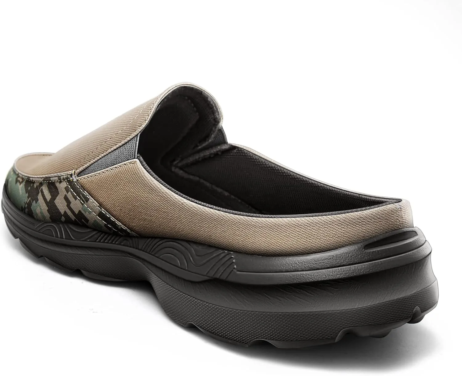 Bigant Men Slip-on Mules, Unisex Slippers Clogs Garden Shoes with Breathable Upper Supportive Sole
