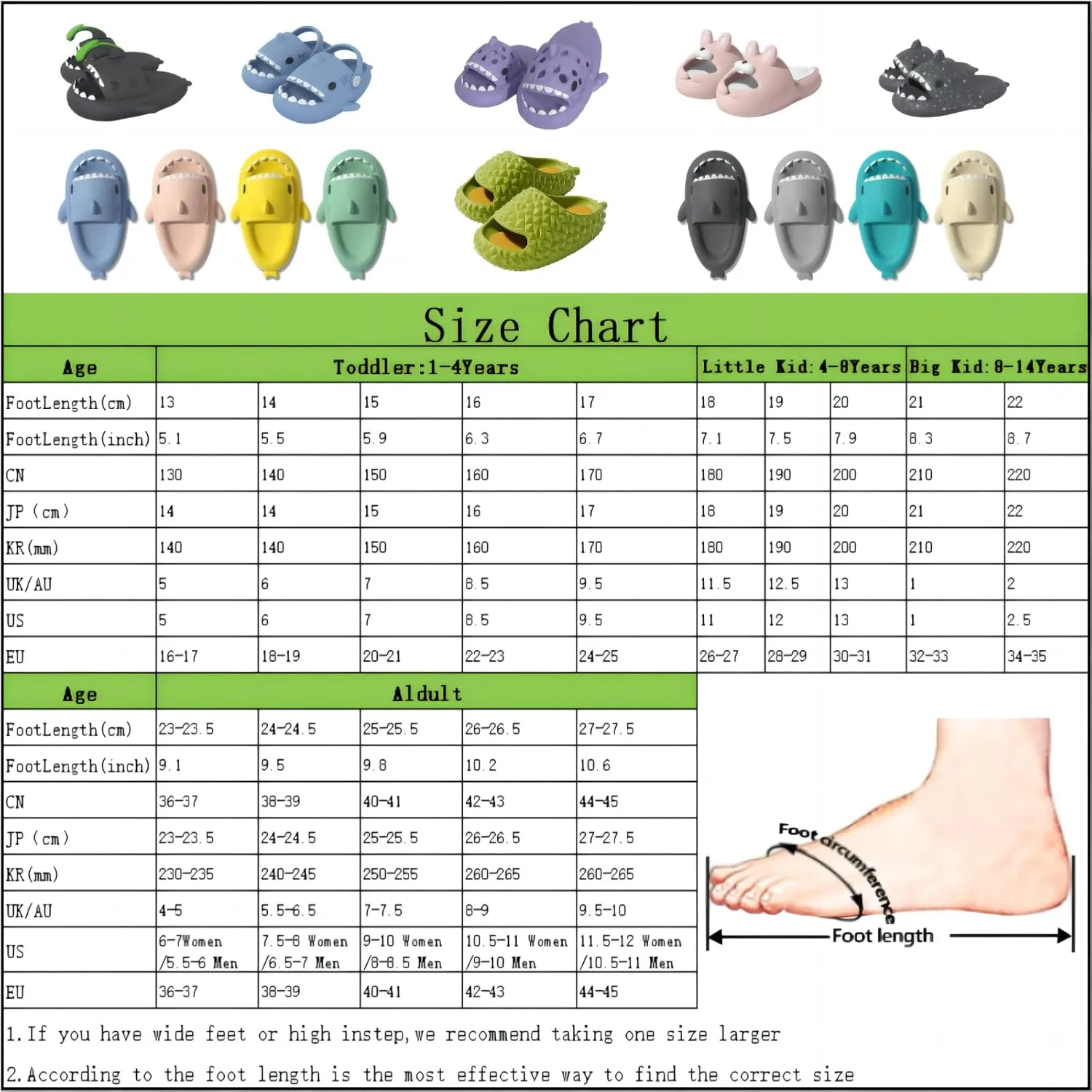Boys Girl Cloud Shark Slides Non-Slip Novelty Open Toe Sandals Extremely Comfy Cushioned Thick Sole Indoor & Outdoor Cute Cartoon Shower Slippers