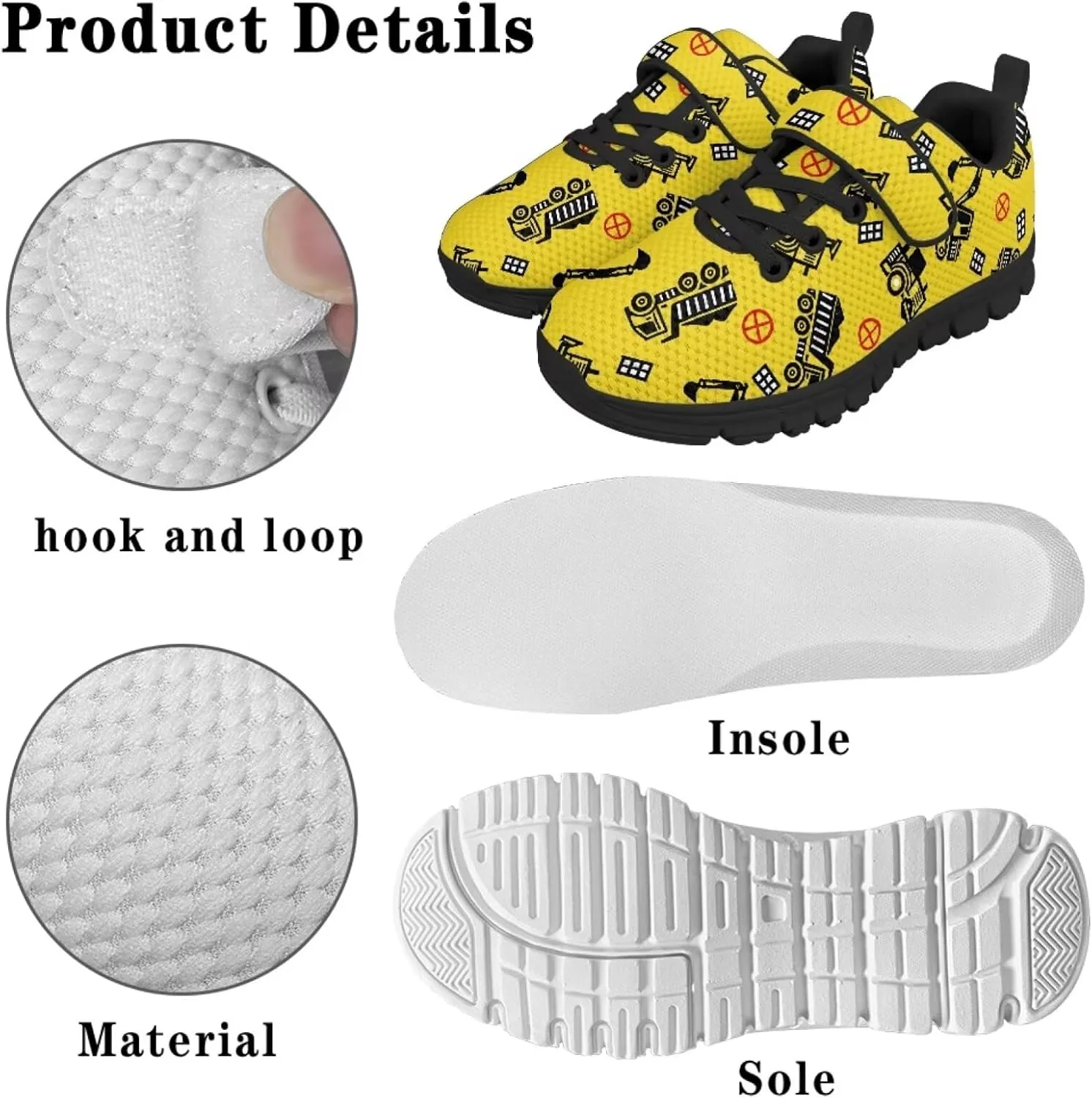 Boys Shoes Kids Sneakers Breathable Athletic Running Tennis Shoes for Little Kid/Big Kid US 11-2.5