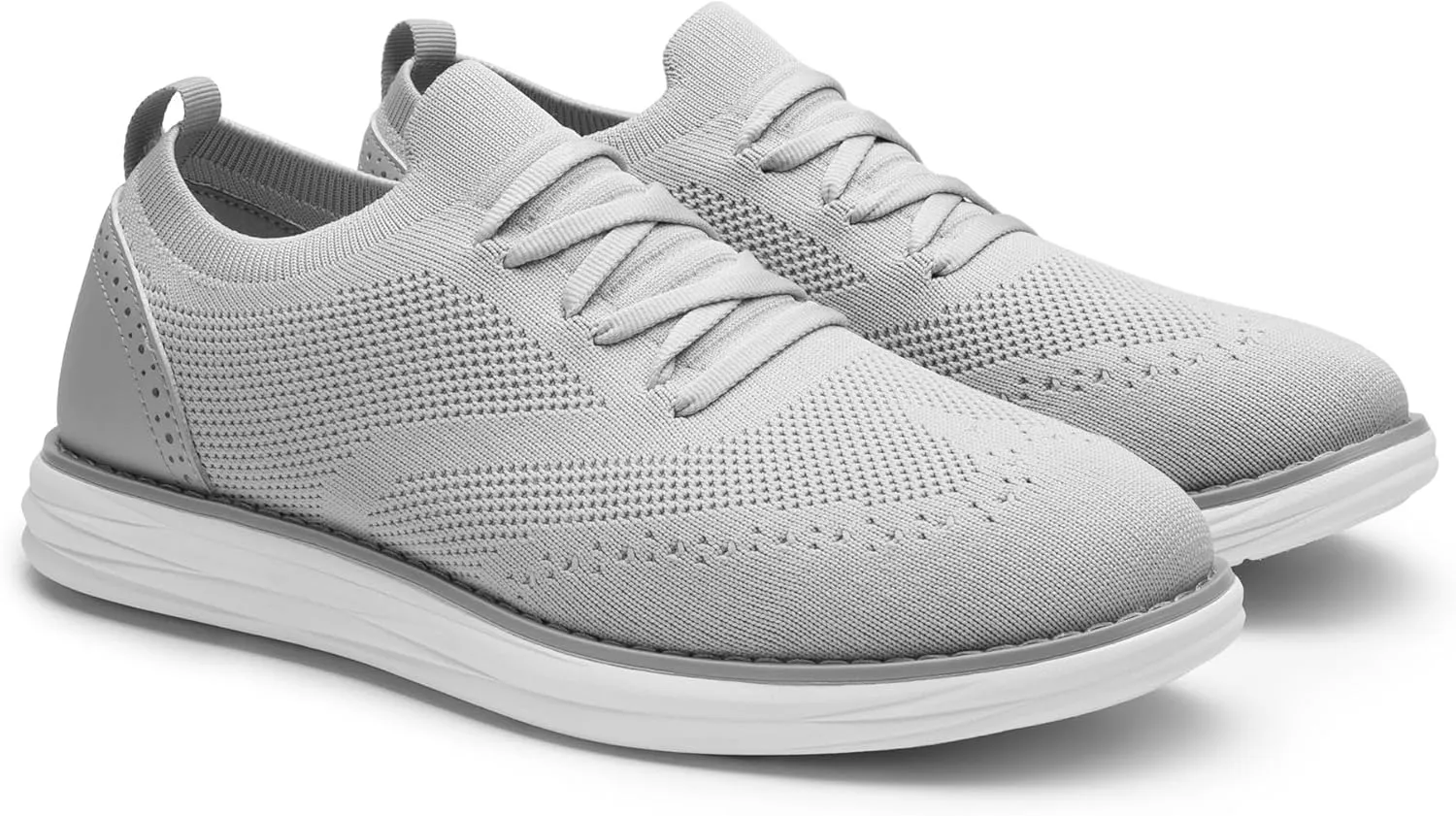 Bruno Marc Men's KnitFlex SmartCraft Mesh Oxfords Sneakers Casual Dress Lace-Up Lightweight Walking Shoes