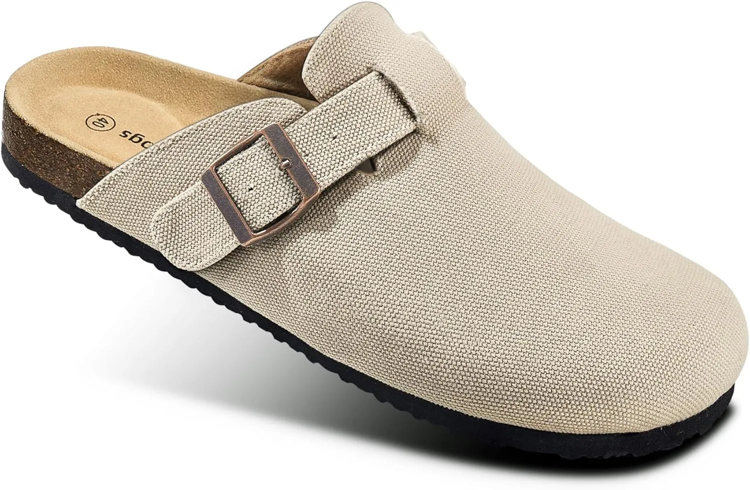 BULLIANT Women Clogs-Comfortable Mules Slippers Sandals Nurse Shoes Unisex for Men-Cushioned Footed Flannel-Lined Upper