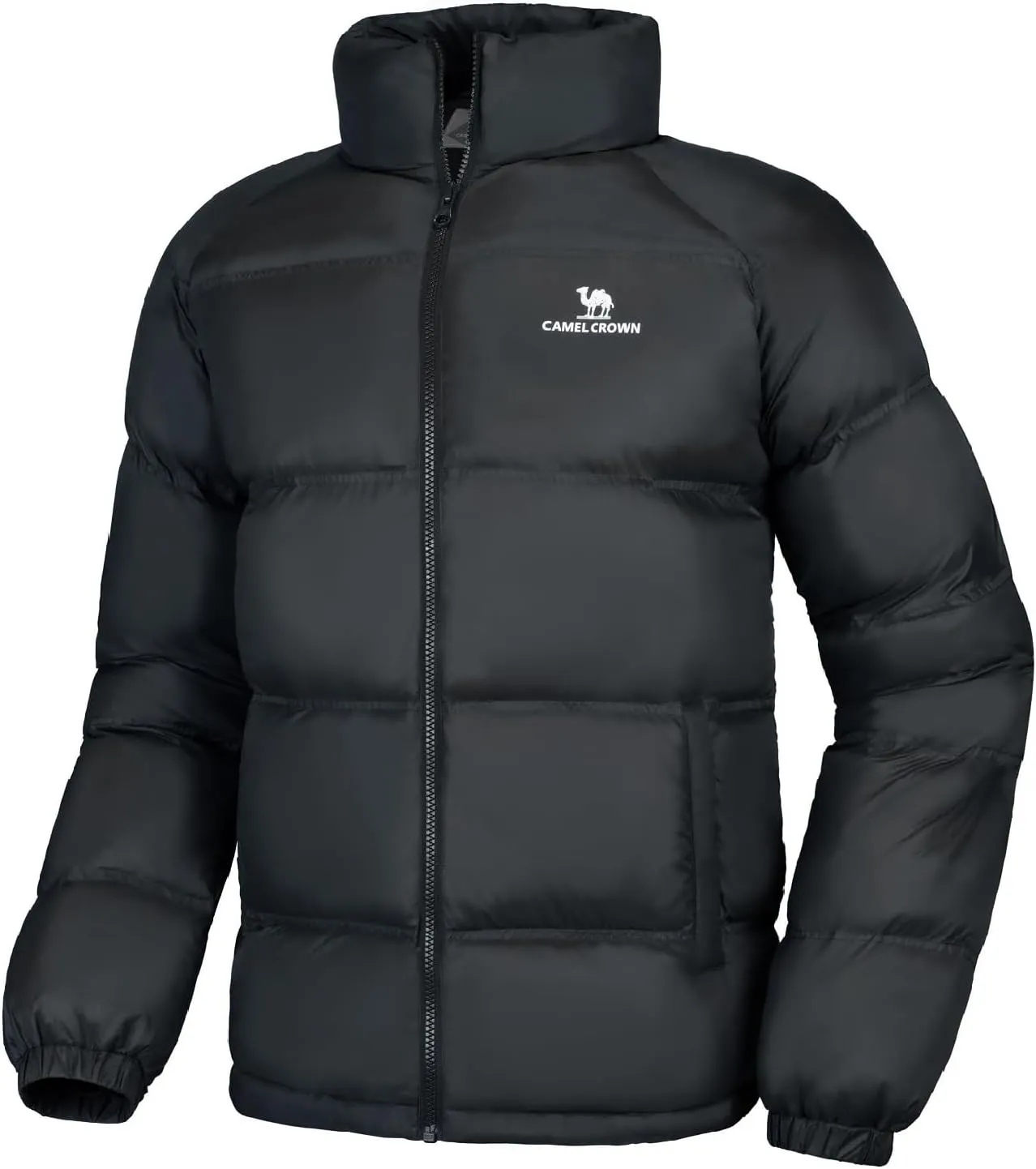 CAMELSPORTS Men's Thicken Winter Coats Warm Quilted Puffer Jackets Windproof Winter Jackets Windbreaker Insulated Jackets II