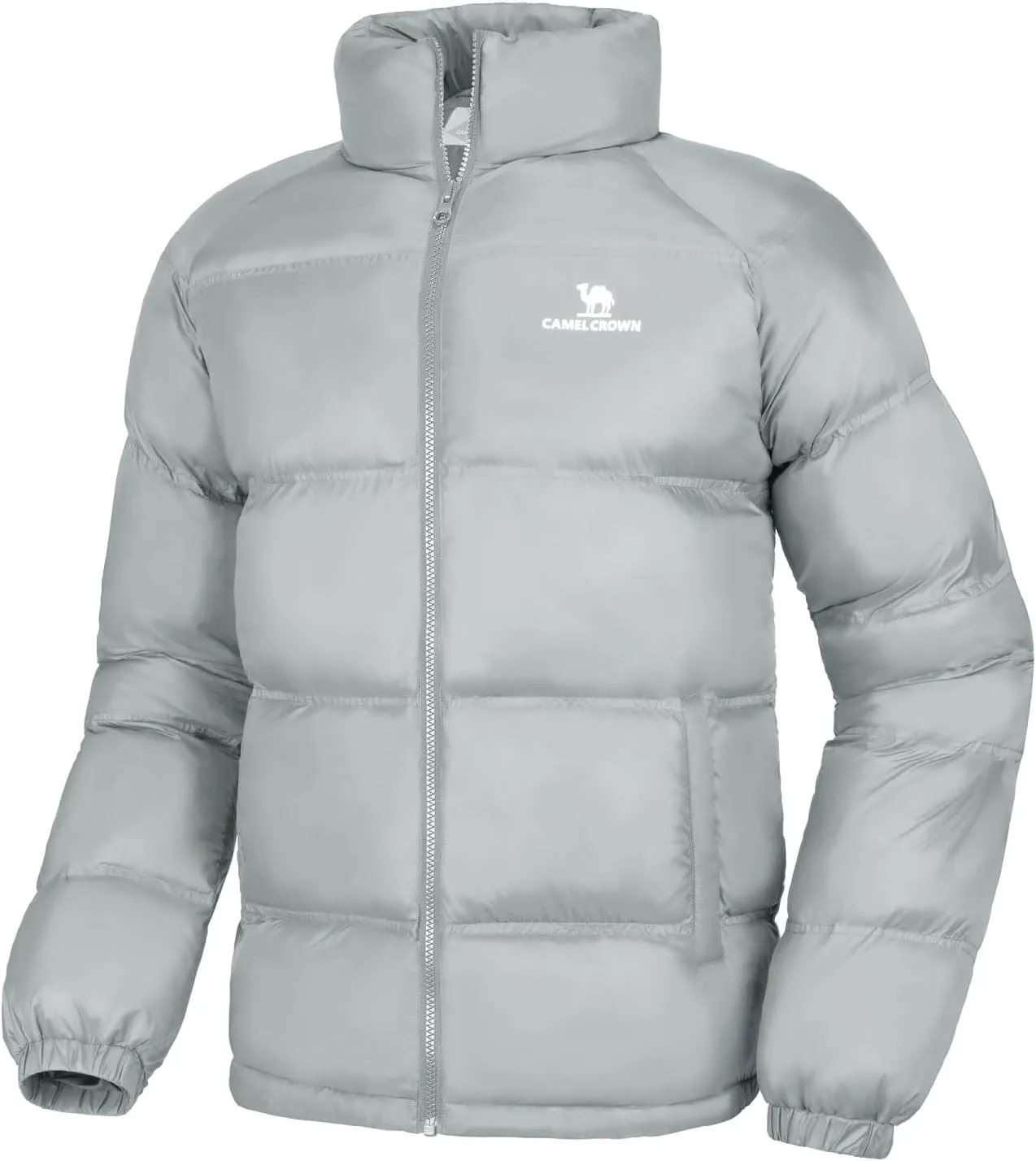 CAMELSPORTS Men's Thicken Winter Coats Warm Quilted Puffer Jackets Windproof Winter Jackets Windbreaker Insulated Jackets II