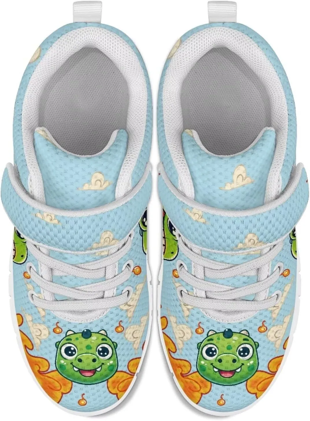 Cartoon Animals Kids Shoes Boys Girls Sneakers Unisex Lightweight Running Shoes Breathable Athletic Fitness Sneakers for Little Kid SizeUS11-15
