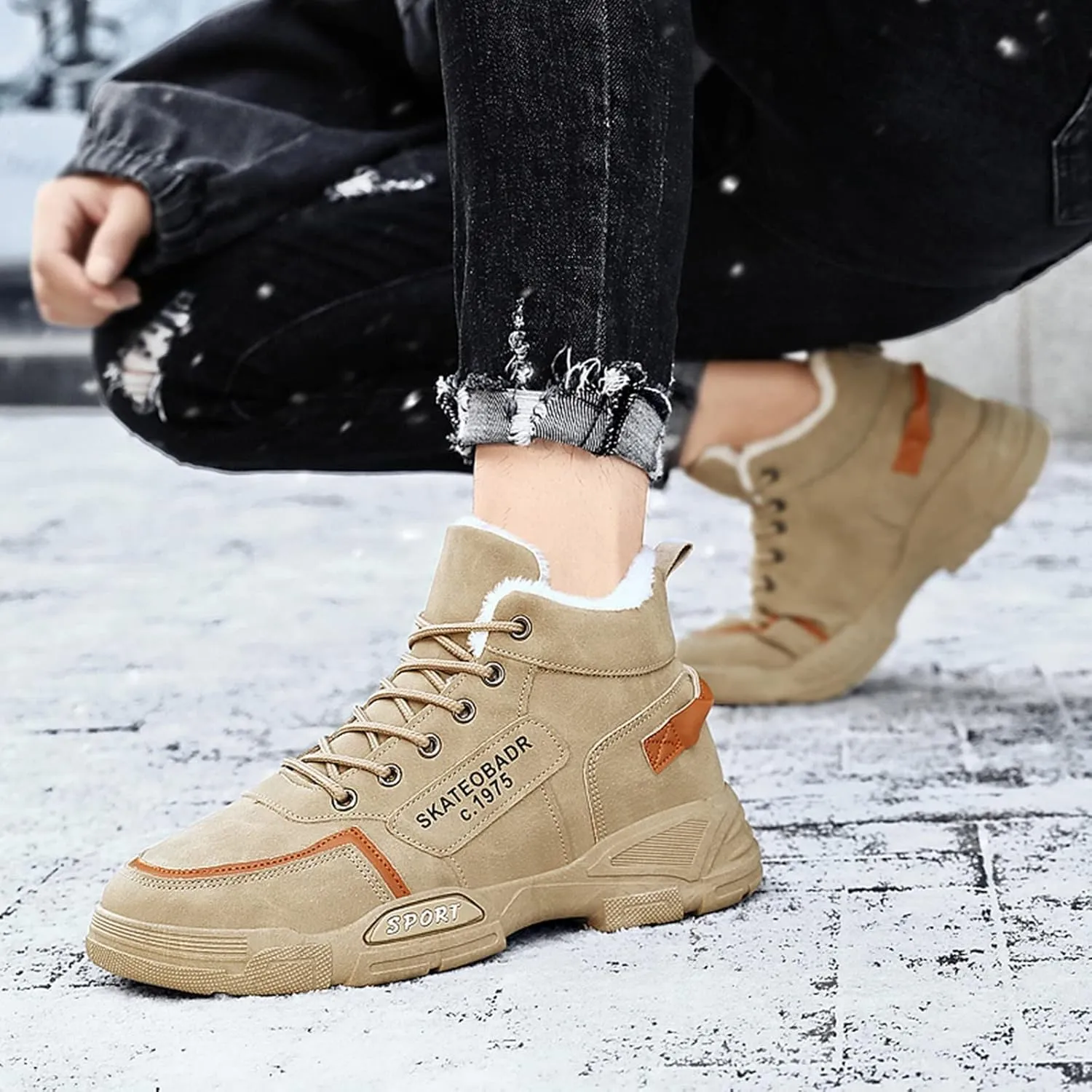 Casual Shoes for Men Casual Low Top Running Summer and Autumn Breathable Mens Sneaker
