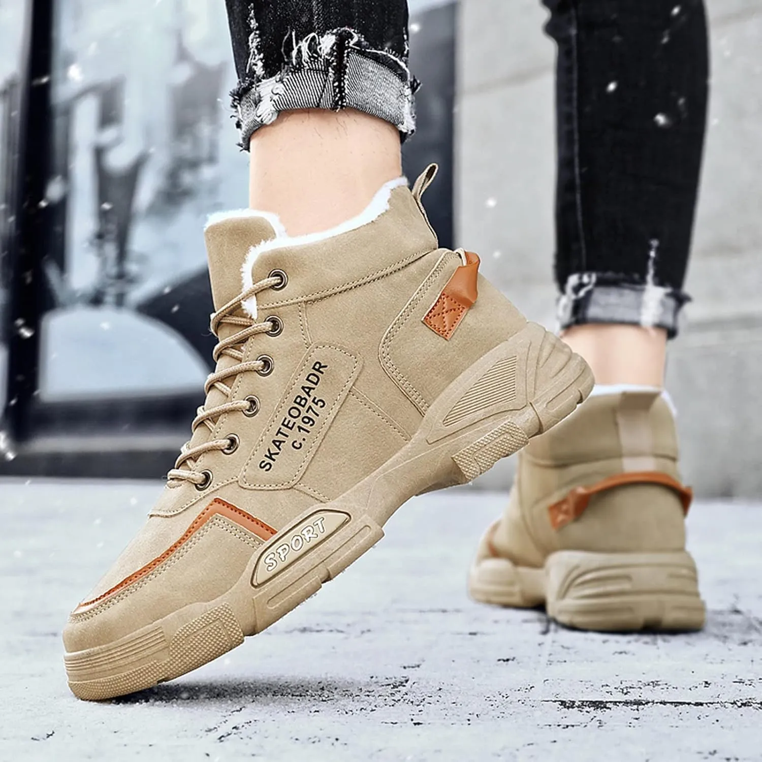 Casual Shoes for Men Casual Low Top Running Summer and Autumn Breathable Mens Sneaker