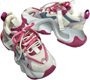 Chunky Sneakers for Women & Girls 2.7-Inch Platform Fashion Casual Comfortable Walking Shoes