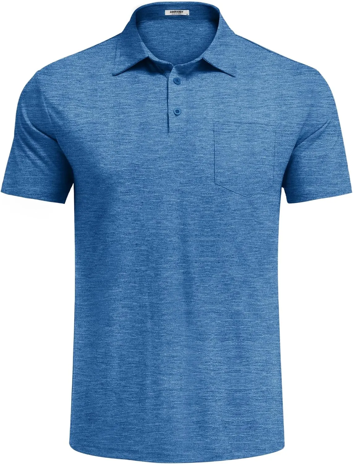 COOFANDY Mens Polo Shirts Short Sleeve Casual Golf Shirt Basic Solid Color Collared T-Shirt Stylish Summer Polo T Shirt