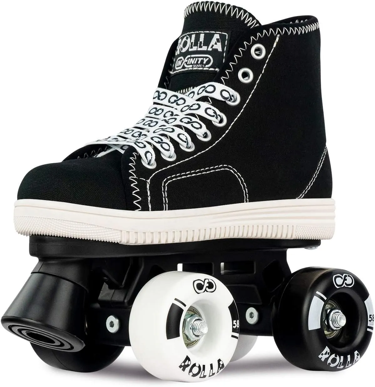 Crazy Skates Rolla Roller Skates for Boys and Girls - Sneaker-Style Kids Quad Skates