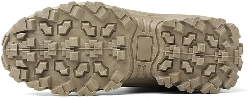 Cubicbee Mens Fashion Waterproof Sneakers Walking Casual Shoes Lightweight Running Shoes Athletic Gym Shoes Non-Slip Hiking Boots Tactical Boots