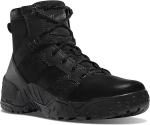 Danner Scorch 6” Side-Zip Tactical Boots for Men - Breathable, Lightweight Leather and Textile with Shock-Absorbing Midsole, and Traction Outsole