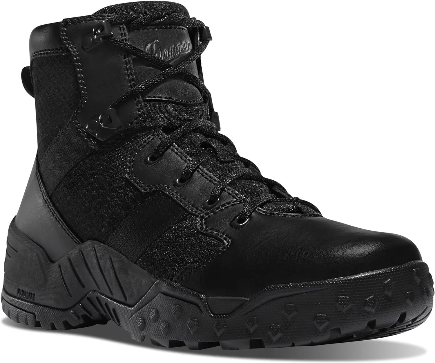 Danner Scorch 6” Side-Zip Tactical Boots for Men - Breathable, Lightweight Leather and Textile with Shock-Absorbing Midsole, and Traction Outsole