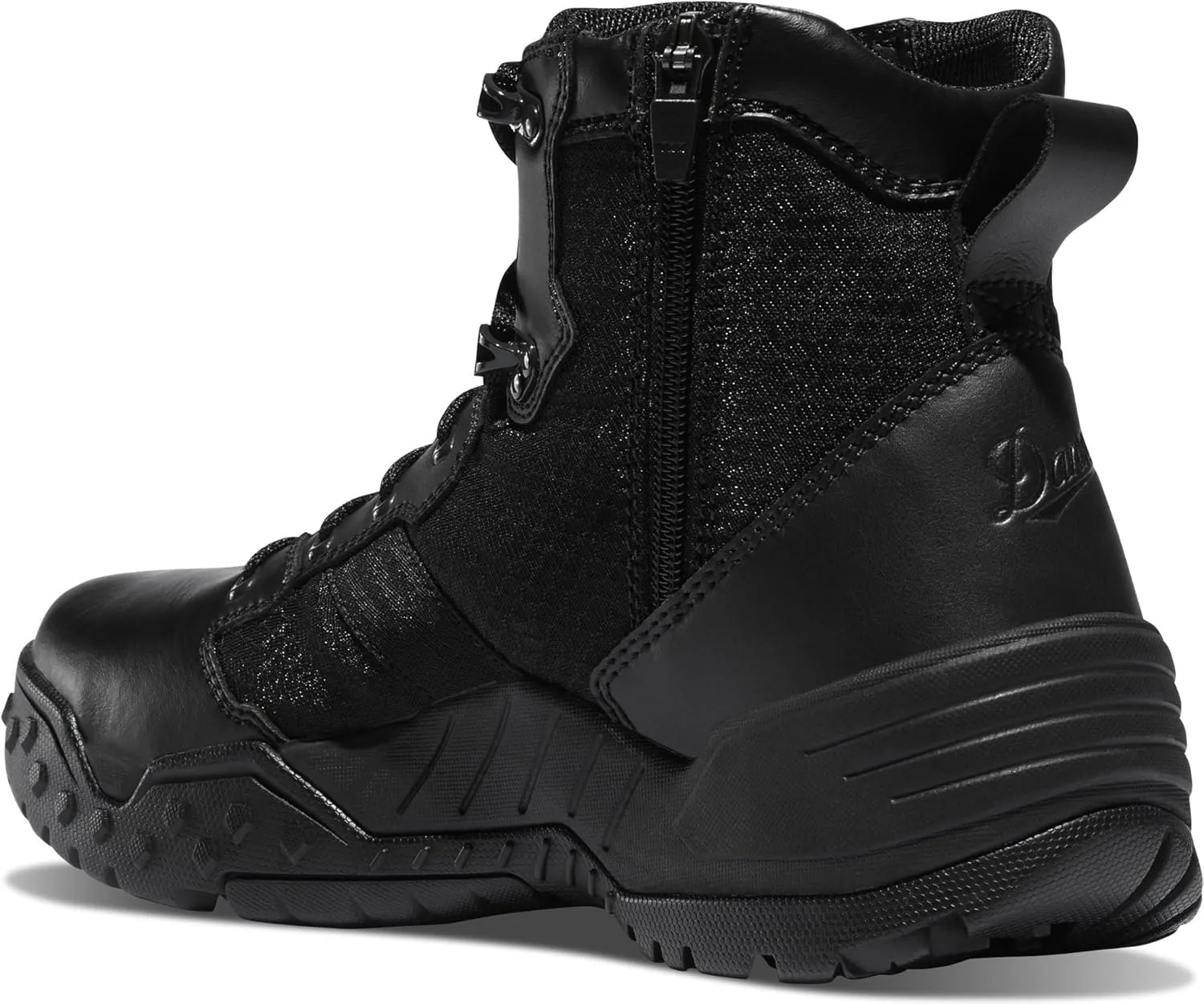 Danner Scorch 6” Side-Zip Tactical Boots for Men - Breathable, Lightweight Leather and Textile with Shock-Absorbing Midsole, and Traction Outsole