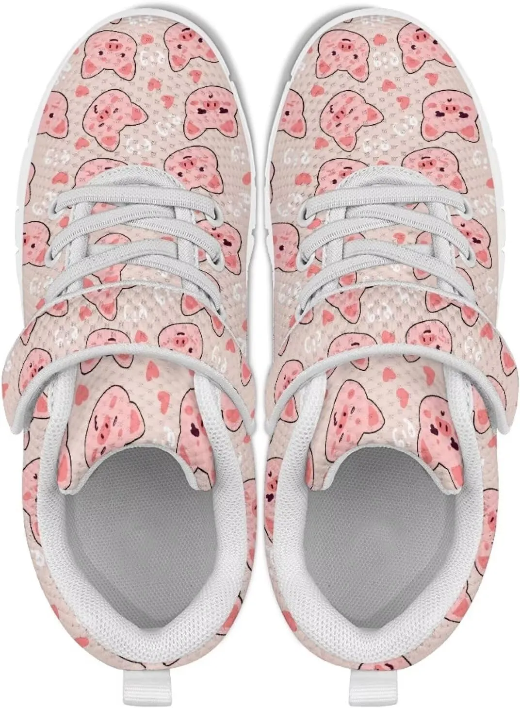 Doojoayie Slip On Shoes for Girls Soft Sole School Tennis Shoes Hook and Loop