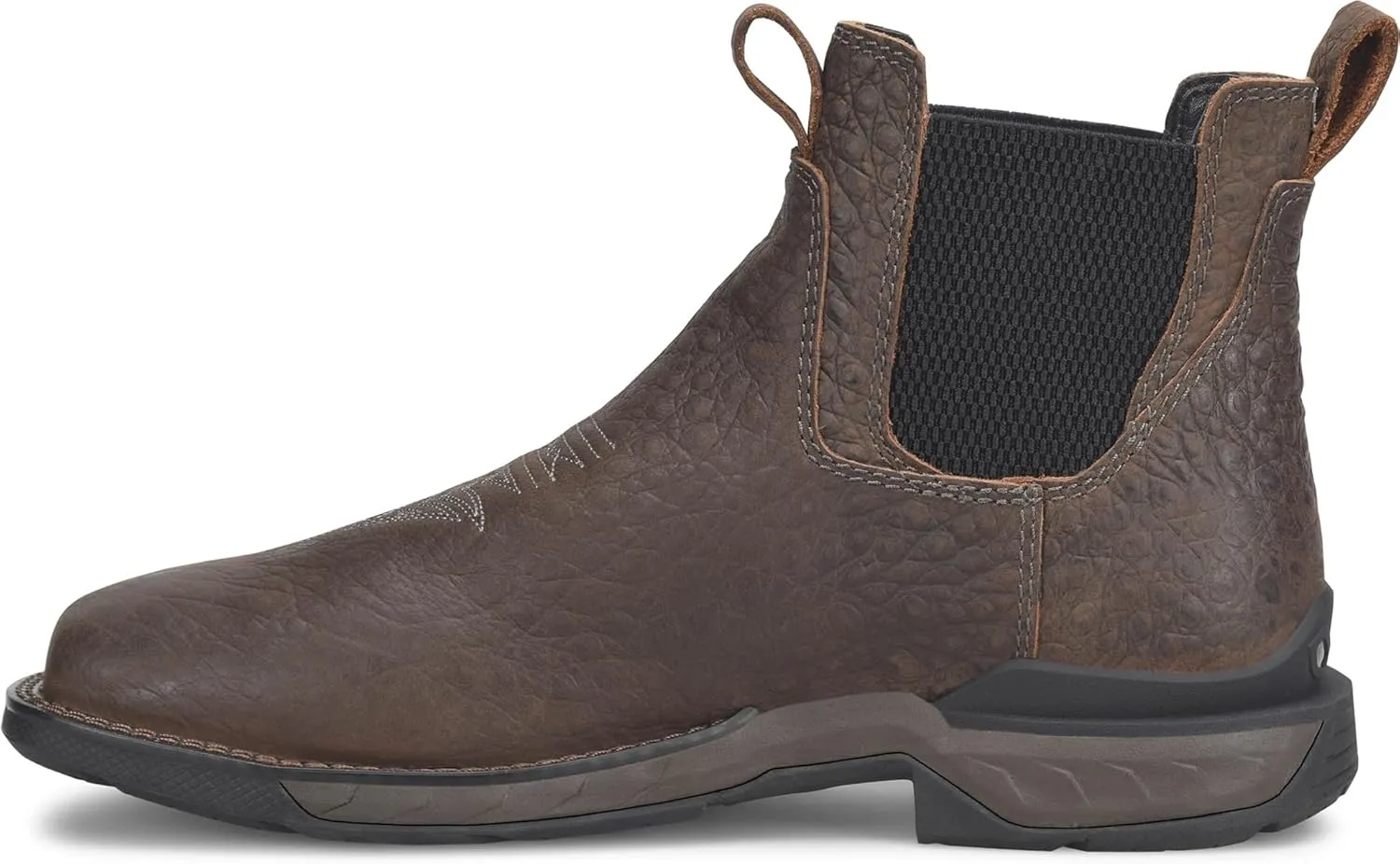 DOUBLE-H Men's Phantom Rider Arbiter 6" Romeo Wide Square Composite Toe Work Boots with Carib Dusky Leather Upper, Comfort Footbed, EH-Rated