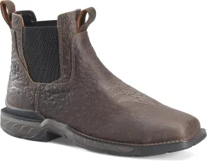 DOUBLE-H Men's Phantom Rider Arbiter 6" Romeo Wide Square Composite Toe Work Boots with Carib Dusky Leather Upper, Comfort Footbed, EH-Rated