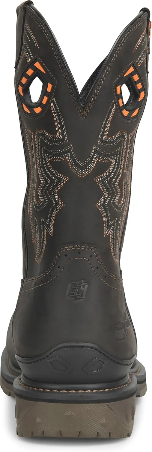 DOUBLE-H Men's Phantom Rider Bruner 11” Waterproof Metguard Wide Square Composite Toe Roper Boots