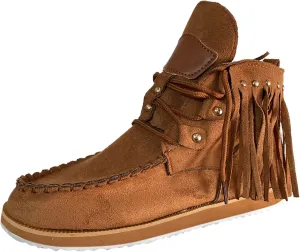 Eduavar Cowboy Boots for Women Cowboy Style, Cowgirl Boots Women 2023 Round Toe Platform Boots Cowboy Tassel Boots Shoes
