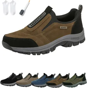 Enjerr Orthopedic Shoes Men, Outdoor Comfort Non Slip Rubber Hiking Walking Loafers Sneakers Women