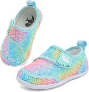 FEETCITY Toddler Water Shoes Boys Girls Swim Shoes Quick Dry Kids Aqua Socks Barefoot for Beach Swimming Pool