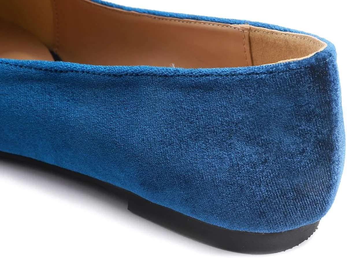 FEVERSOLE Women's Loafer Flat Pointed Fashion Slip On Comfort Driving Office Shoes