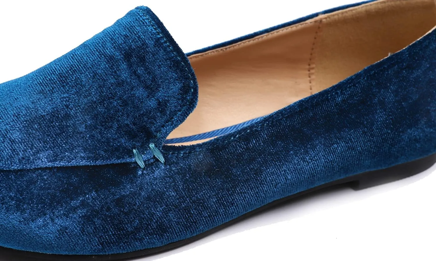 FEVERSOLE Women's Loafer Flat Pointed Fashion Slip On Comfort Driving Office Shoes